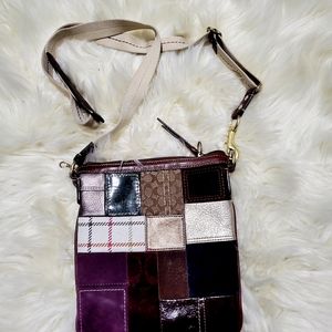 VINTAGE Coach Signature Sufflette Crossbody Purse